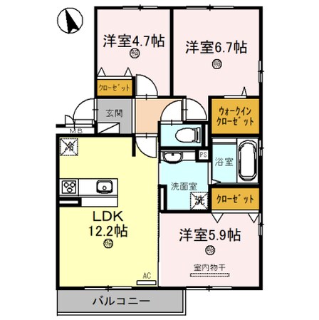 Ｖｅｒｌｉｃｅの物件間取画像